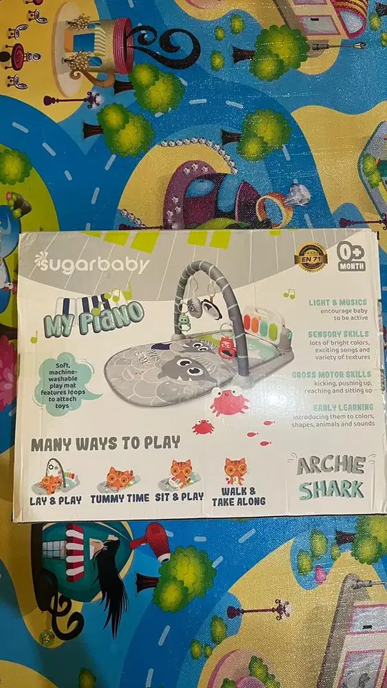 Playmat piano bayi