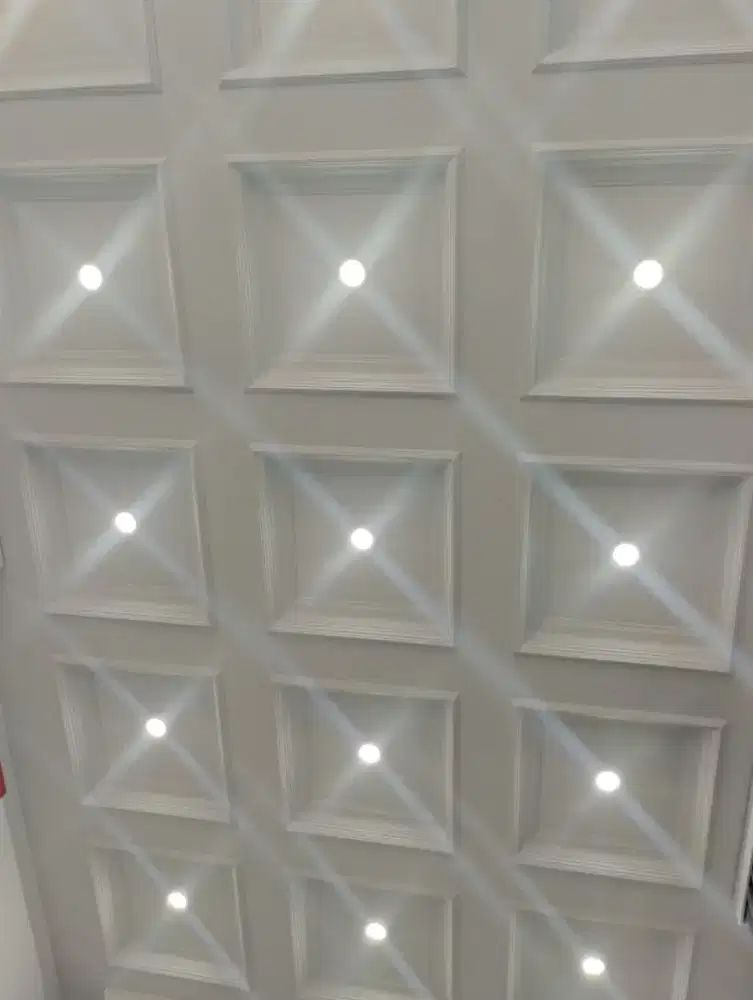 Pemasangan plafon kanopi baja ringan dan wall molding