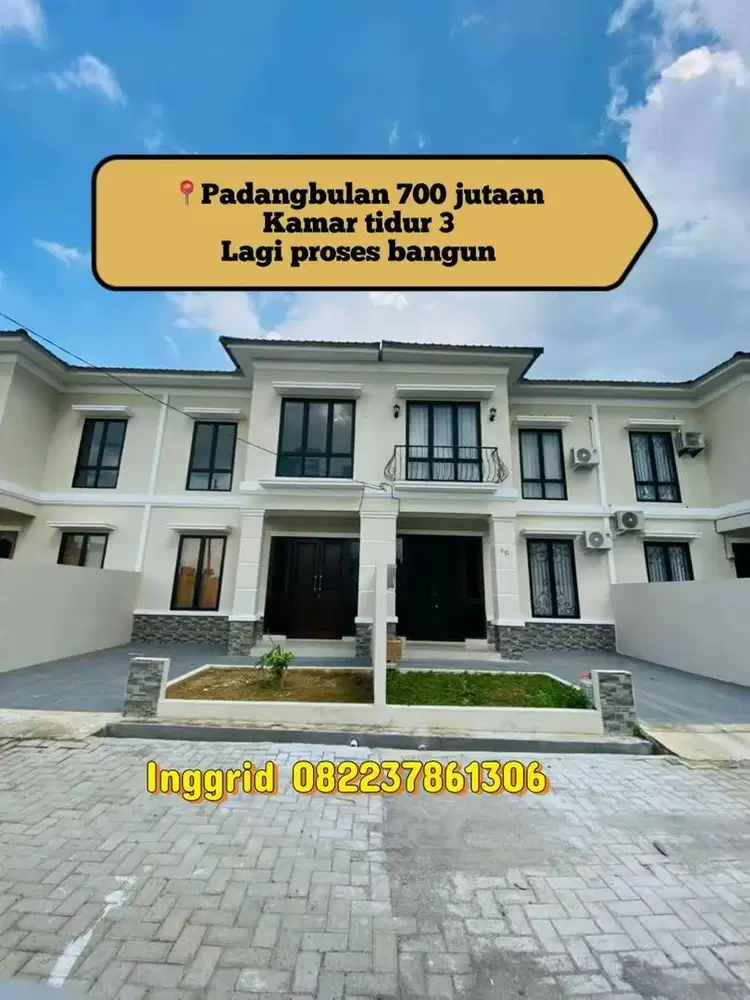 Rumah mewah murah padangbulan