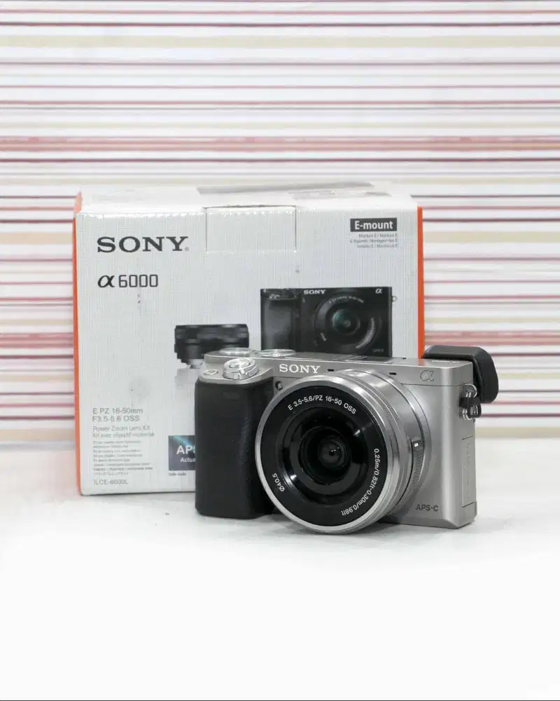 SONY A6000 KIT 16 50 OSS - MIRORLES BEKAS - SC RENDAH - SIAP PAKAI