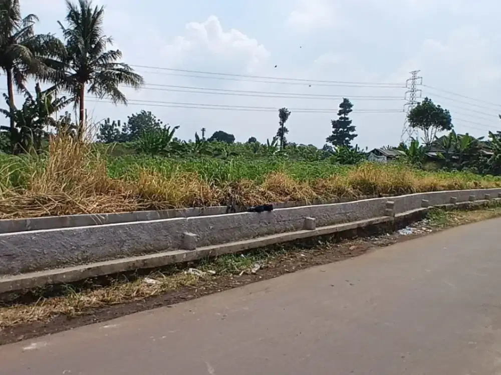 Pinggir Jalan Aspal, Kapling Murah 10 Menit Puskesmas Cilebut