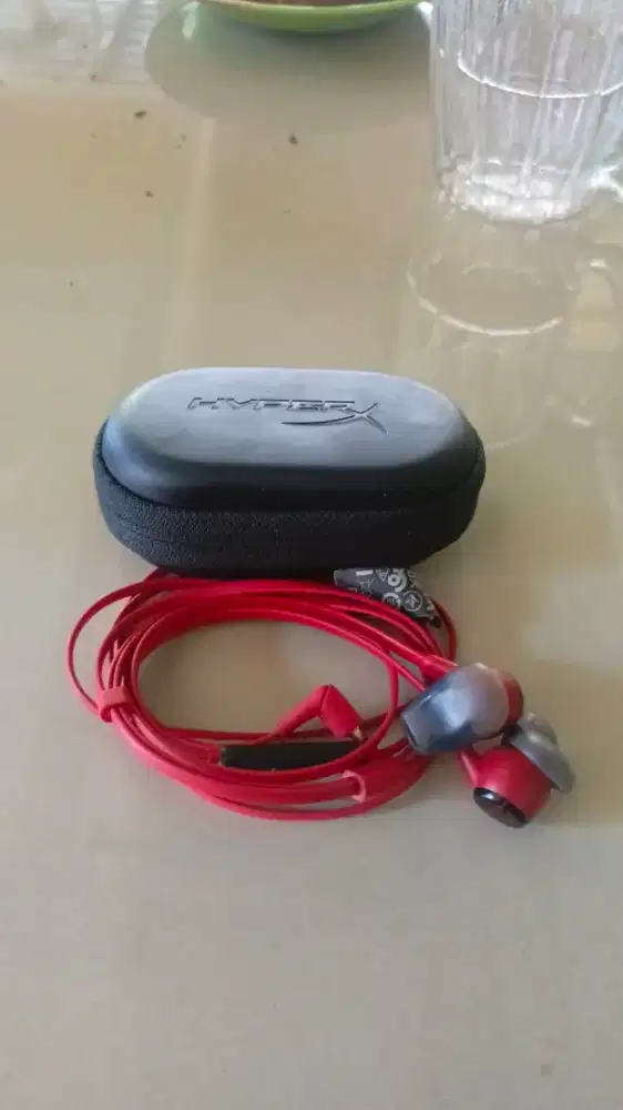 Headset earbuds hyper x v2