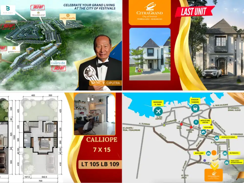 Red Terracota CitraGrand Semarang Tembalang (City of Festival) - DP 210 Jt