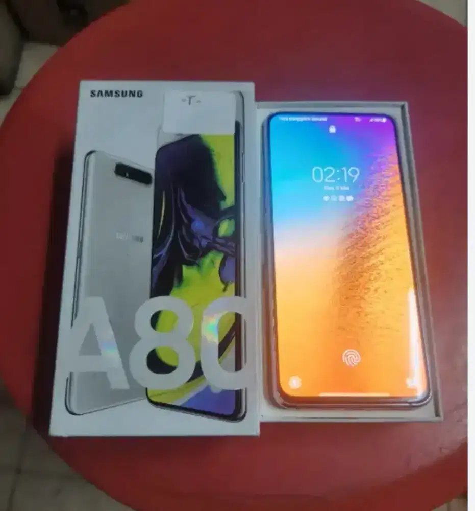Murah hp Samsung A80 8/128 lkp mulus, bs TT