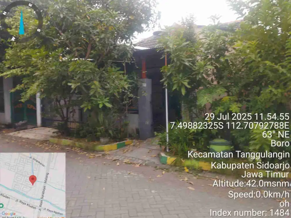 DIJUAL RUMAH 
PERUM MUTIARA CITRA ASRI BLOK NI - 30
KEL. :  BORO
KEC  : TULANGAN
KAB : SIDOARJO