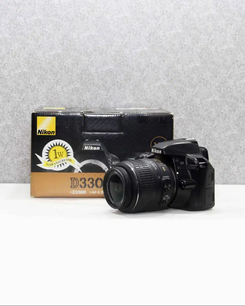 NIKON D3300 KIT 18 55 VR - KAMERA DSLR BEKAS - MURAH - SIAP PAKAI