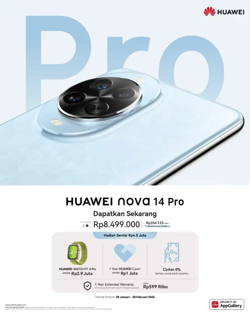 PREE ORDER 300K HUAWEI NOVA 14PRO FREE WATCH FIT 4PRO