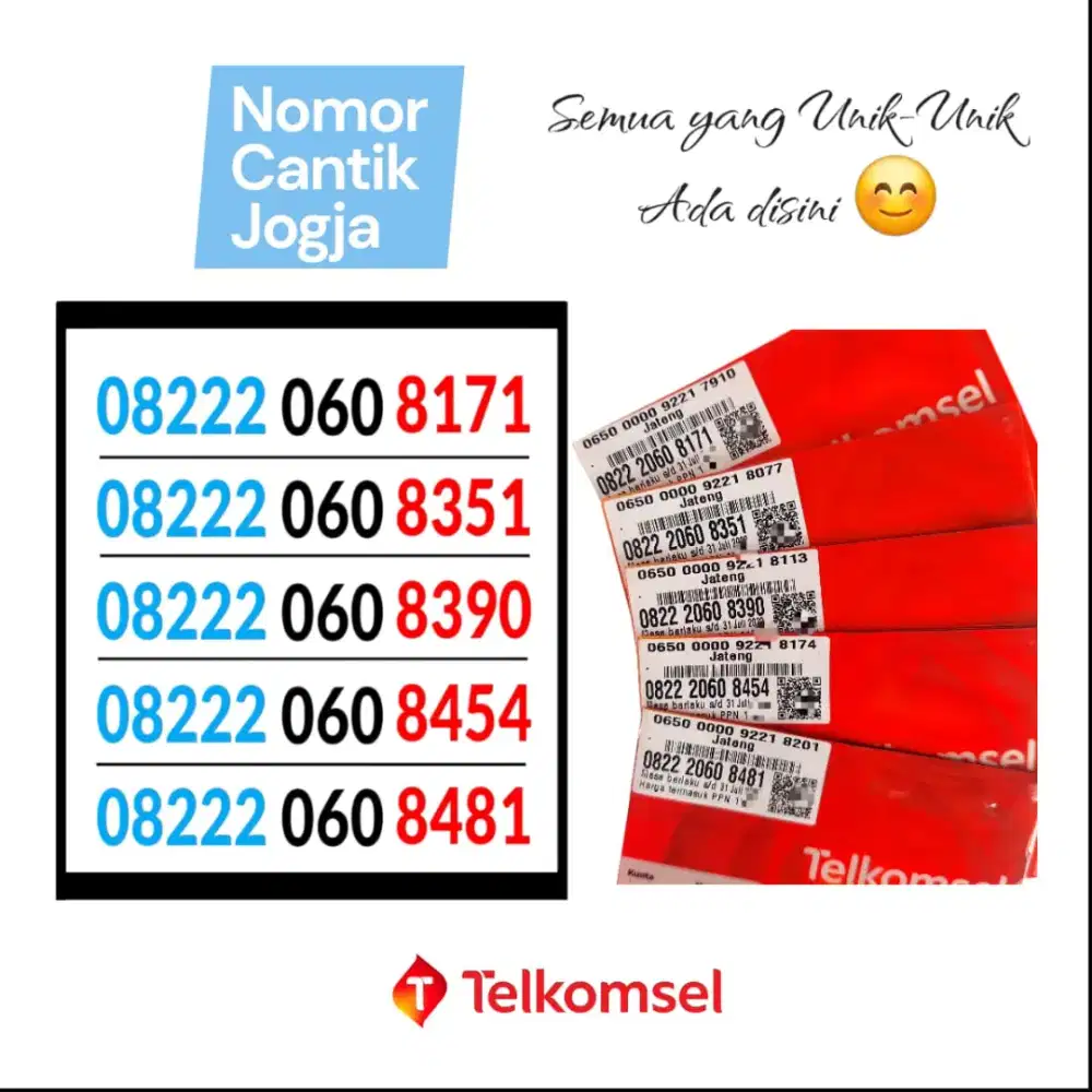 Nomor Cantik Unik Hokki Telkomsel