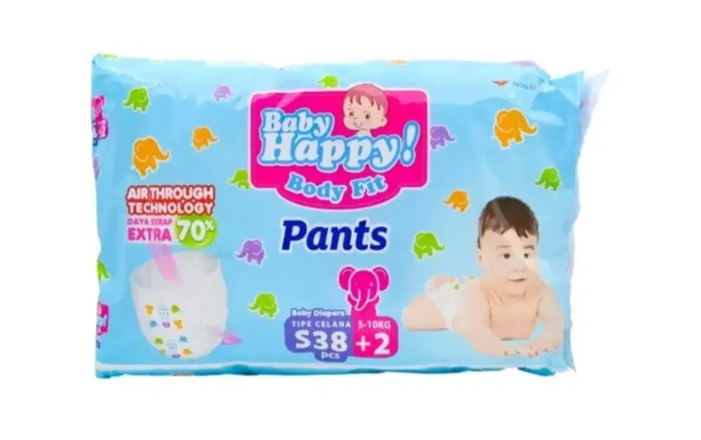 Popok BABY HAPPY PANTS S40