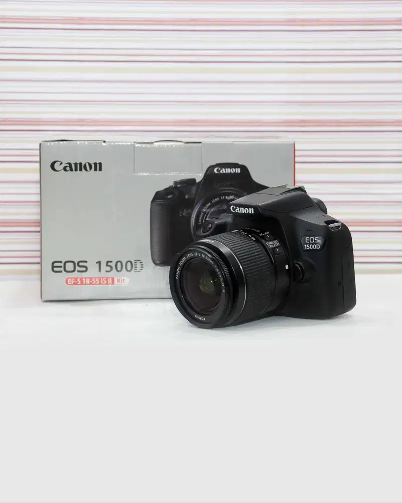 CANON EOS 1500D KIT 18 55 - KAMERA BEKAS - MURAH - NO PR - SIAP PAKAI