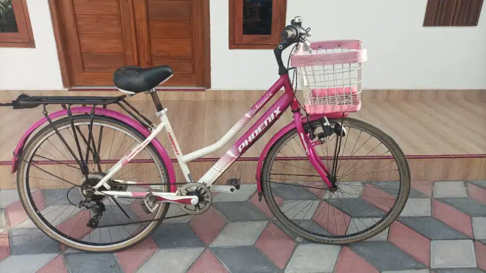 Sepeda keranjang phoenix bagus siap funbike