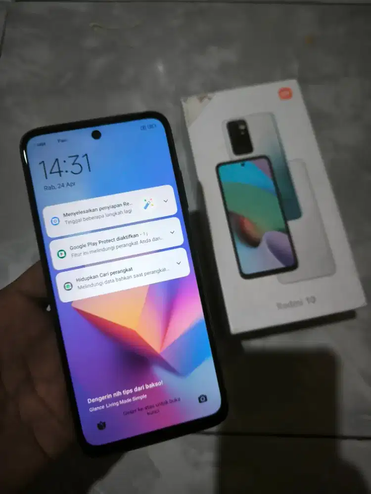 Redmi 10 Ram 6+2/128 original ex resmi Indonesia
