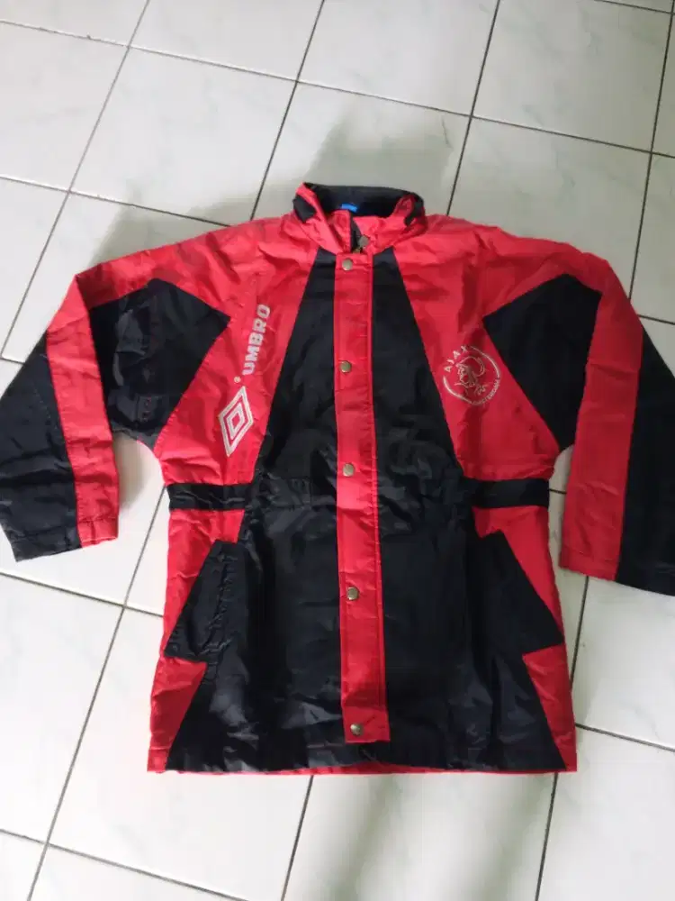RARE! AJAX UMBRO JACKET AUTHENTIC SIZE XL CEK GOOGLE YAA
