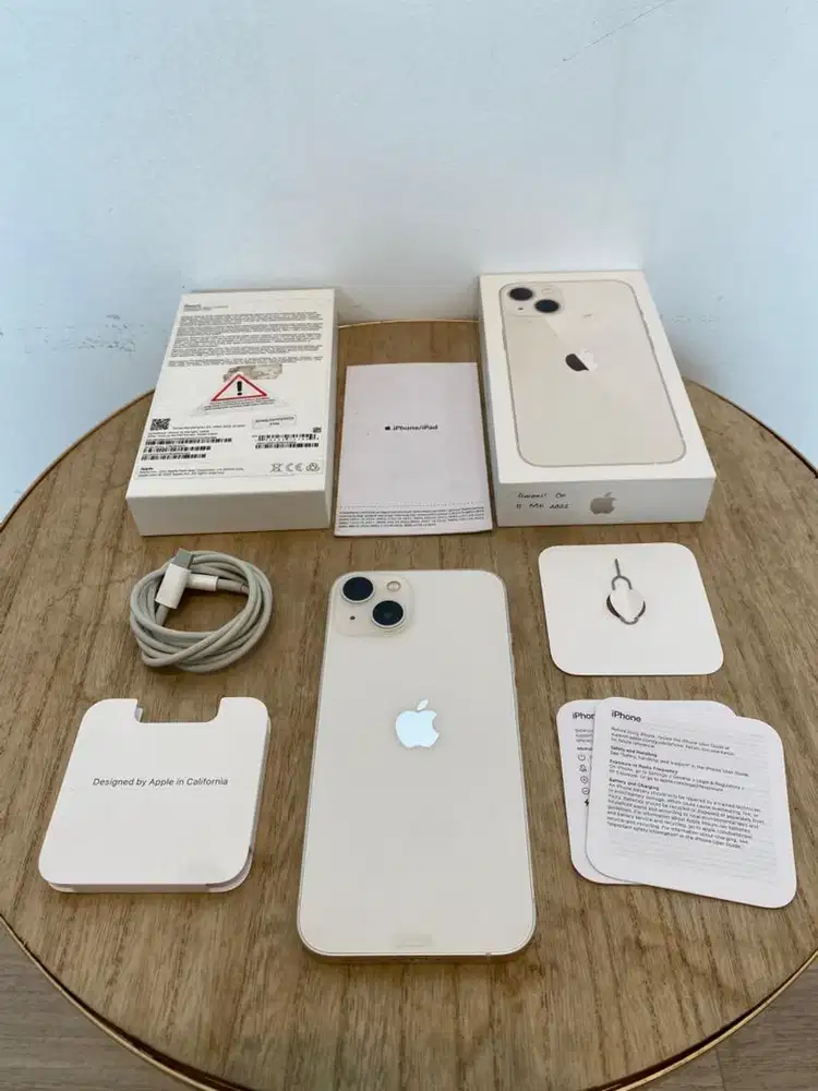 Second iBox Garansi On iPhone 13 128GB Starlight fullset Anti Blokir