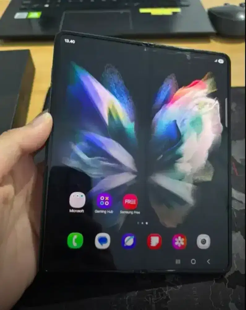 SAMSUNG GALAXY FOLD 3 5G PHANTOM GREEN 12/512 (FSET ORI)
