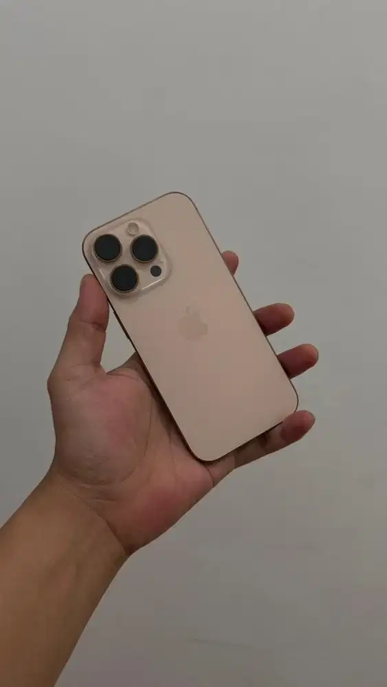 BH 96% Iphone 16 Pro Desert Titanium 128GB iBox Normal Fullset