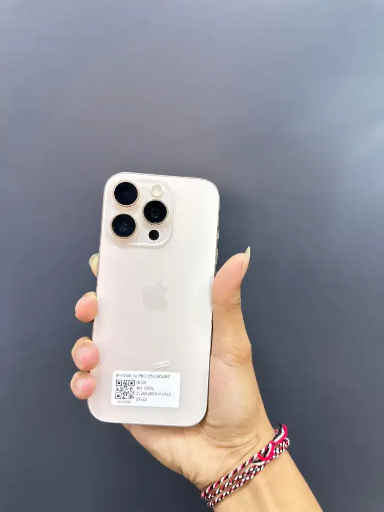 Jual  ip 16 pro 256 Disert ex iBox mulus no minus garansi on bh100