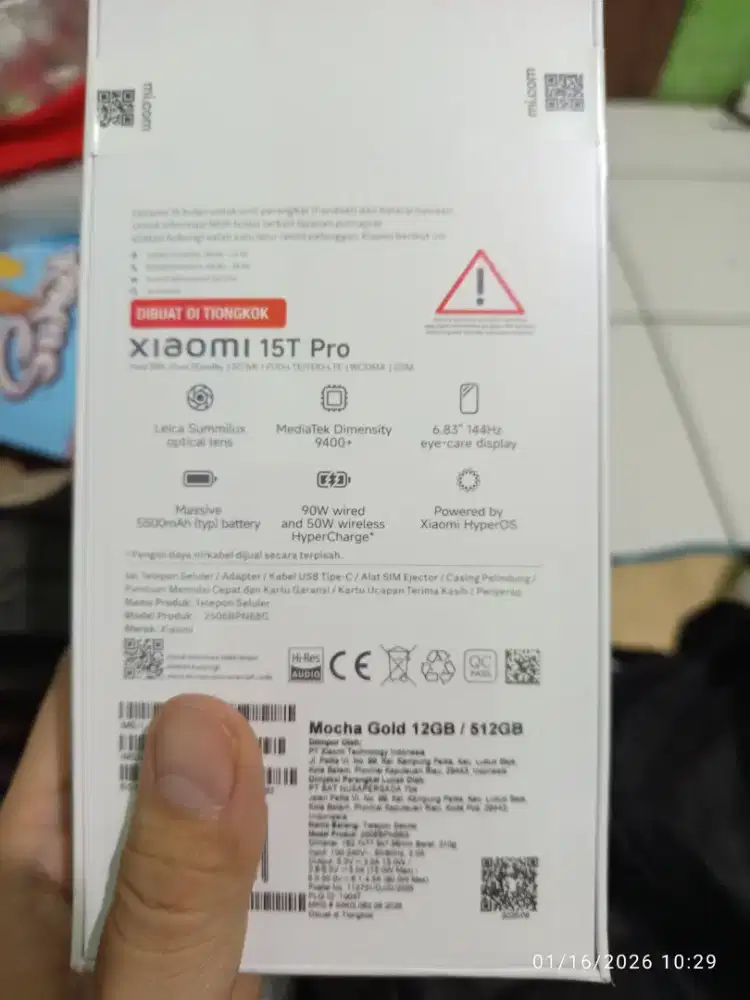 Xiaomi 15T Pro 12/512 Garansi 24 Bulan