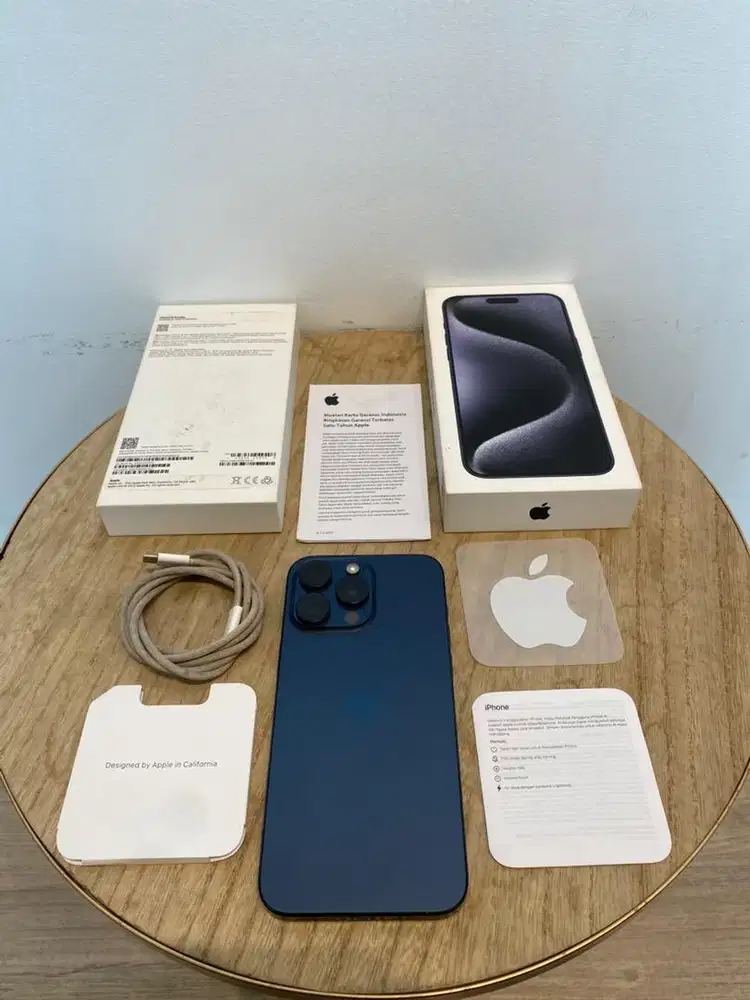 Second iBox iPhone 15 Promax 512GB Blue Titanium Fullset