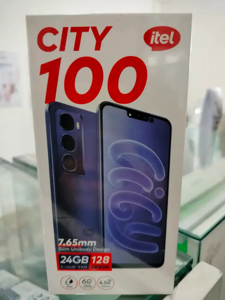 Itel City 100 8/128 New Segel Box Garansi Resmi Promo Bandung