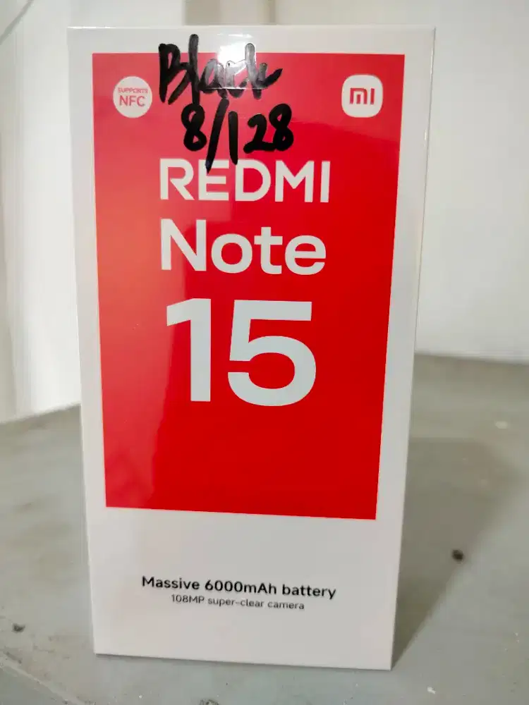 Xiaomi Redmi Note 15 8/128 New Segel Box Garansi Resmi Promo Bandung