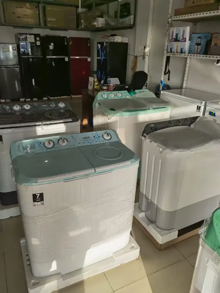 MESIN CUCI AQUA 2 TABUNG