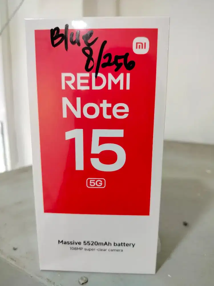 Xiaomi Redmi Note 15 5G 8/256 New Segel Box Garansi Resmi
