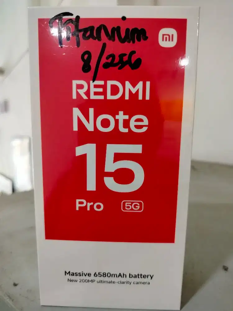 Xiaomi Redmi Note 15 Pro 5G 8/256 New Segel Box Garansi Resmi