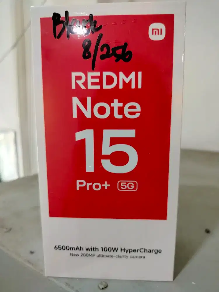 Xiaomi Redmi Note 15 Pro+ 5G 8/256 New Segel Box Garansi Resmi Promo