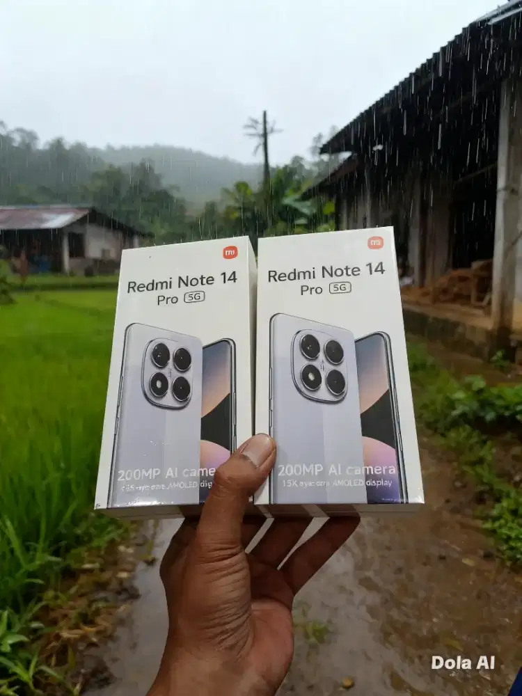 Berminat silahkan WA Redmi Note 14 Pro 5G 12/512 Garansi resmi 15bln