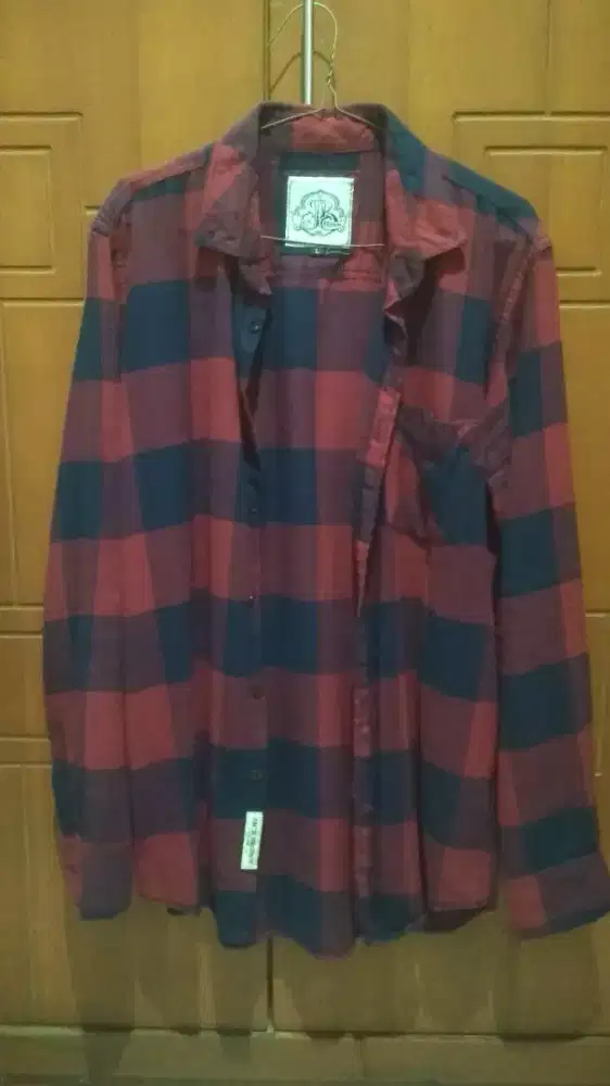 Flannel size L pria