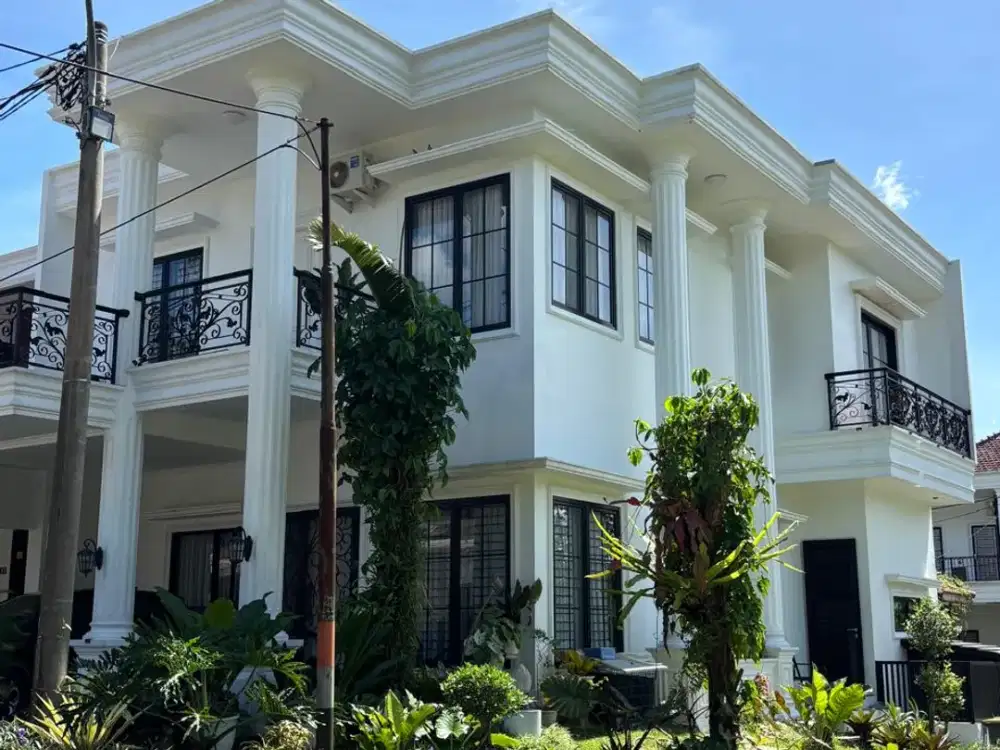 Dijual Rumah Classic Minimalis Hook View Gunung & Sungai Hadap Selatan SHM di Sentul , bogor