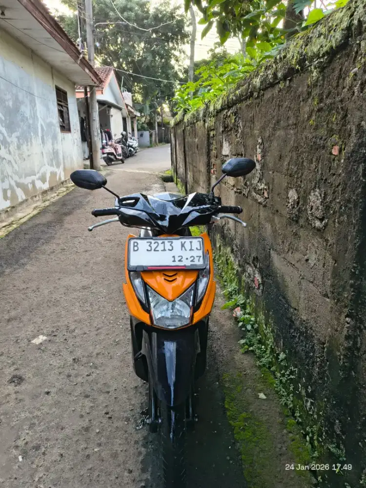 Beat Fi orange biru mesin enak