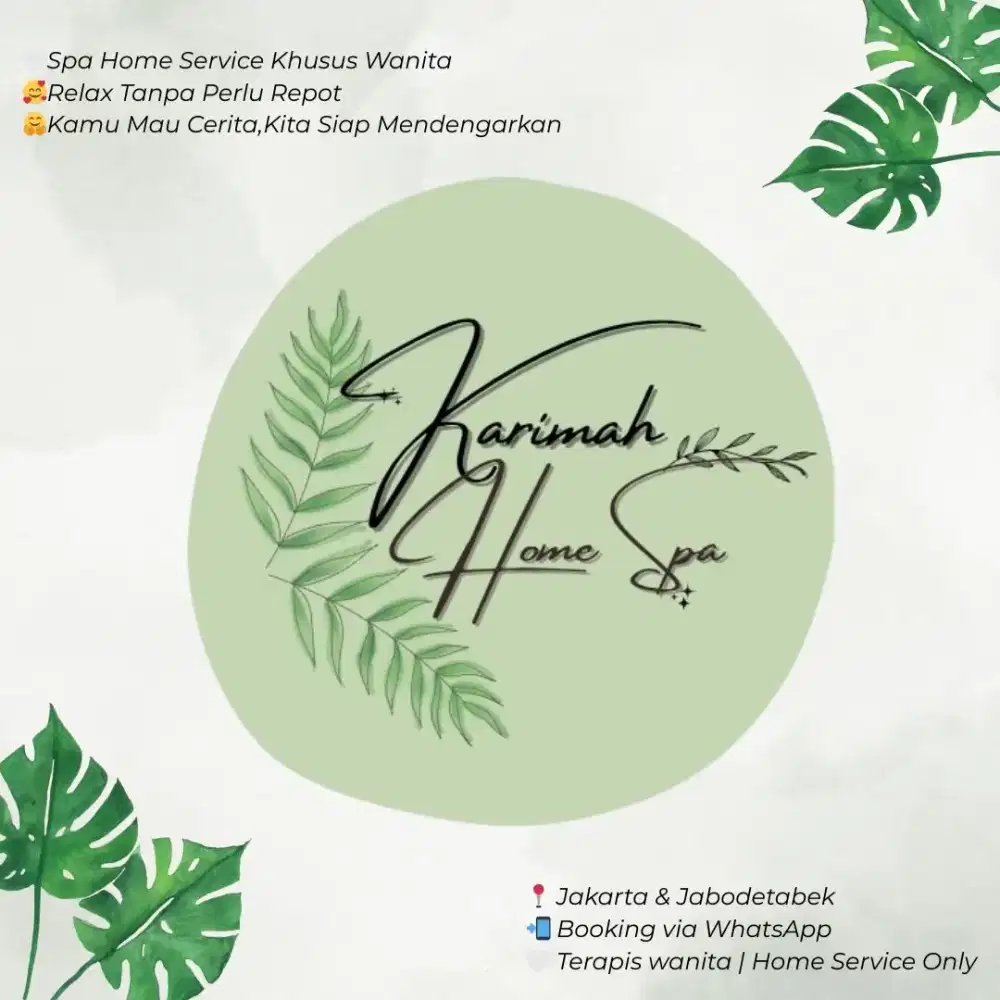 Home service spa khusus wanita