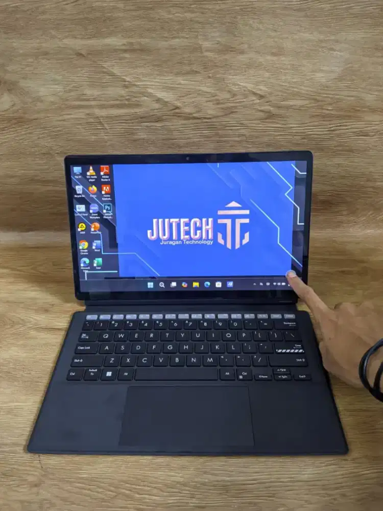 2iN1 Laptop Asus Vivobook 13SLATE Ram 8GB Bonus Mouse baru,Siap pakai
