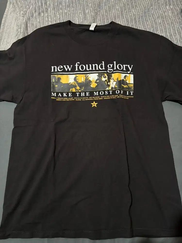 [KAOS BAND ORI] NEW FOUND GLORY Official Merchandise Flower