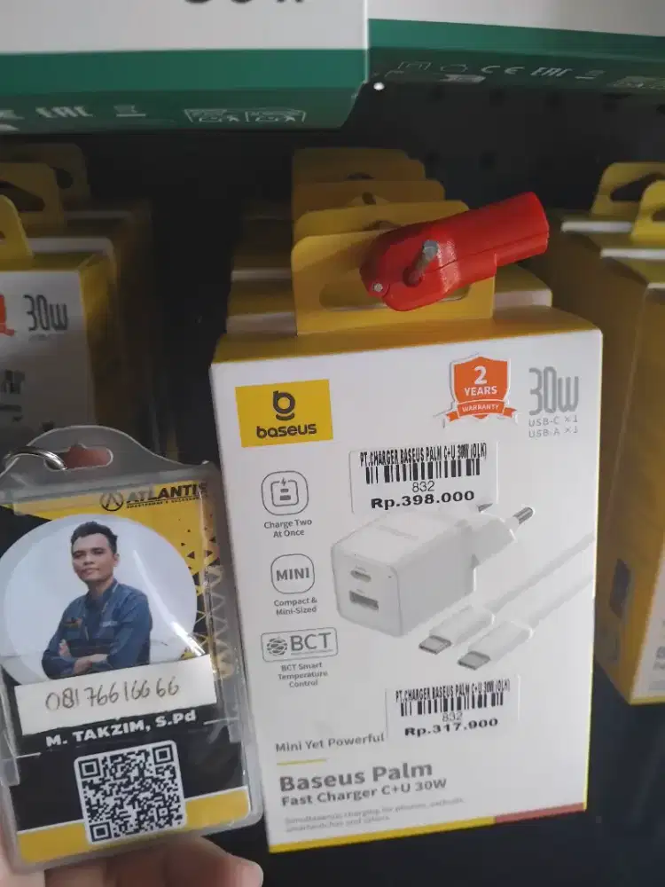 PT. CHARGER BASEUS PALM 30W ATLANTIS DAHSYAT