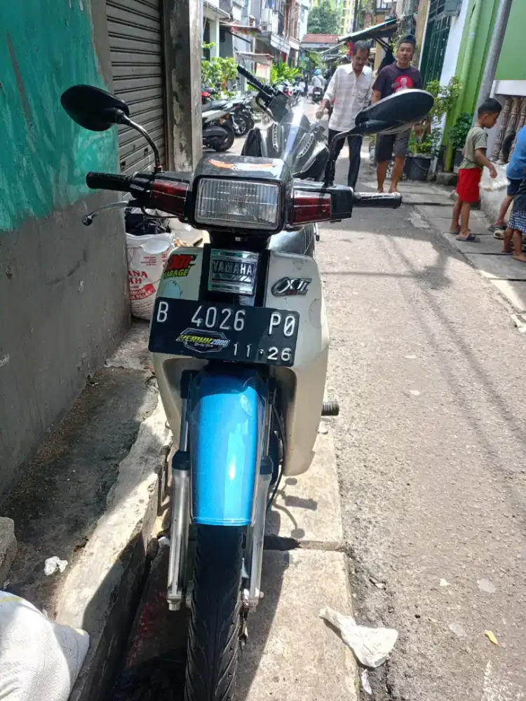 jual yamaha alfa plat B jakpus nama sendiri mesin sehat