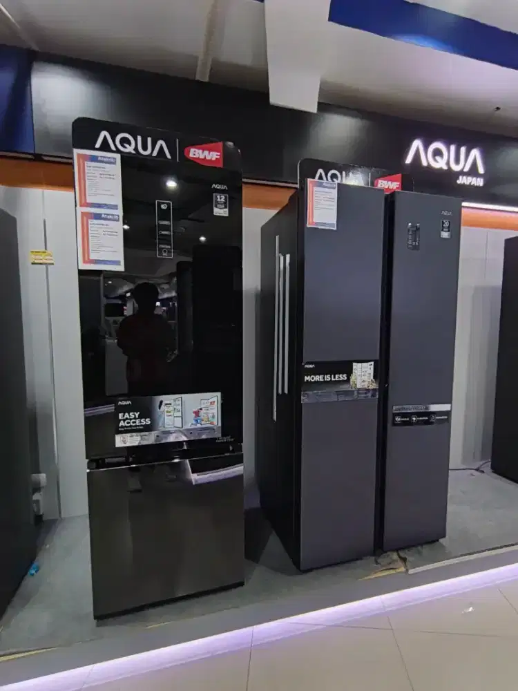 KREDIT KULKAS AQUA TANPA DP! BUNGA 0% FREE 2 CICILAN