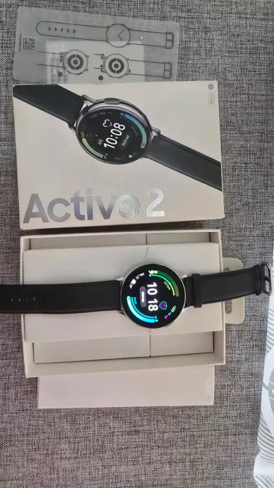Samsung Galaxy Watch Active 2 Mulus 1 bulan pakai SEIN Silver