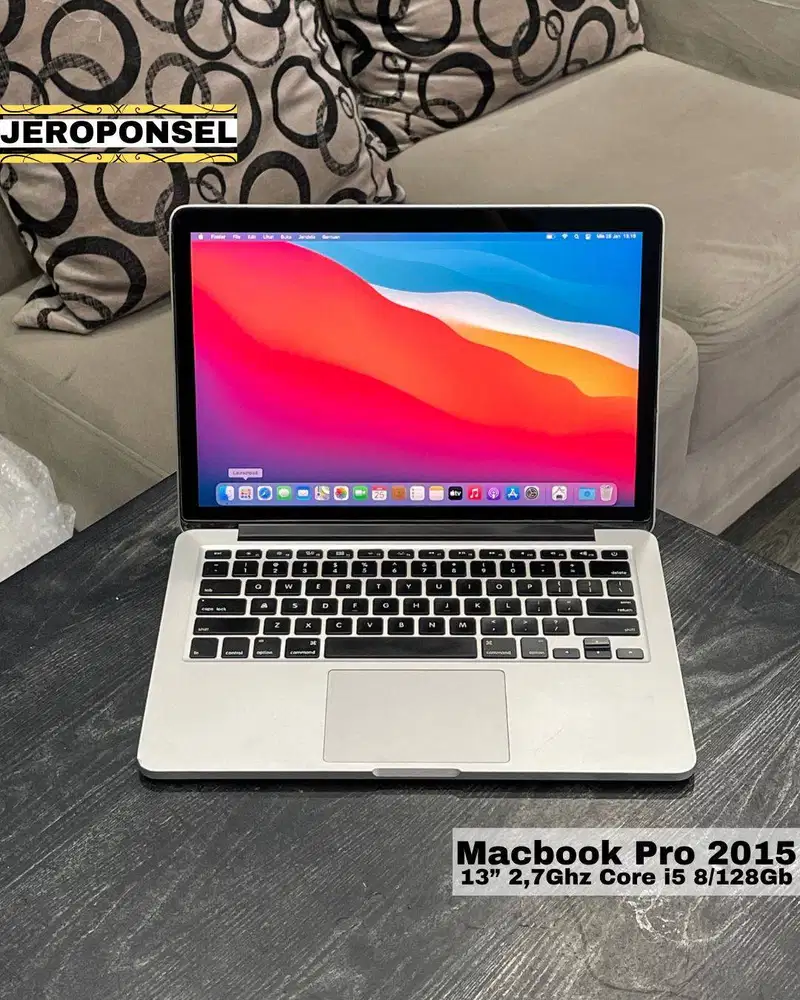MACBOOK PRO 2015 13” i5 8/128Gb MULUS GARANSI ORIGINAL