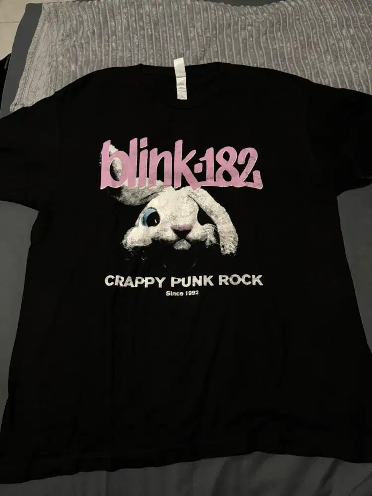 [KAOS BAND ORI] BLINK 182 Official Merchandise Bunny Head