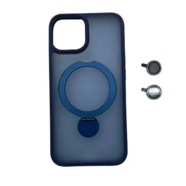 360 Magnetic Stand Case With Metal Lens iPhone 14