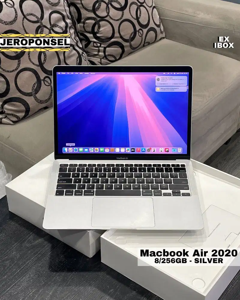MACBOOK AIR 2020 13” i3 8/256GB EX IBOX LIKE A NEW CC RENDAH