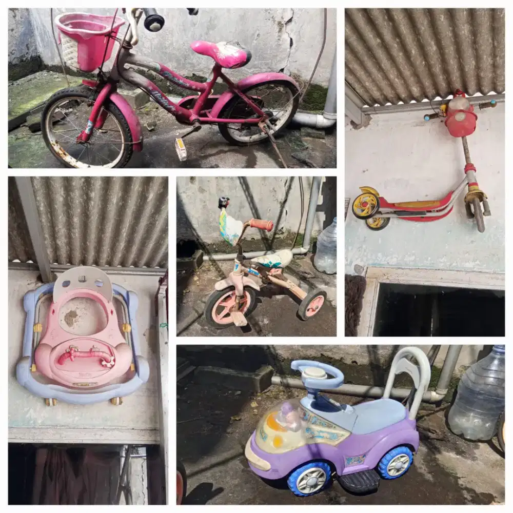 Borong baby walker, sepeda 350rb dpt 5