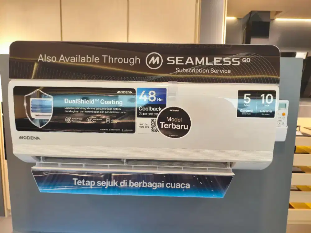 AC Modena 1/2 PK Bisa Cash atau Kredit Syarat KTP Saja Proses Cepat