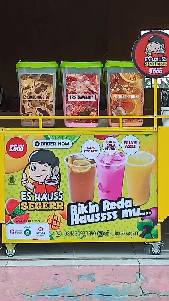 Jual Perlengkapan Gerobak Es