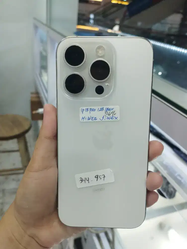 IPHONE 15 PRO 128GB SILVER EKS IBOX