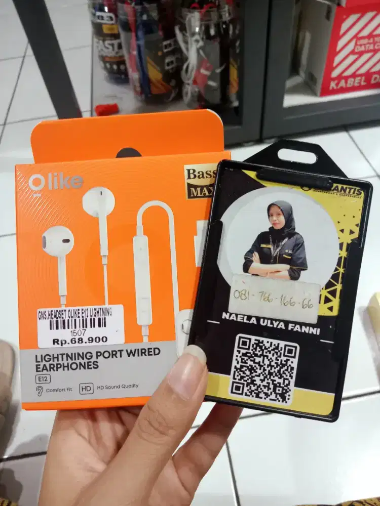 HEADSET OLIKE E12 LIGHTING| ATLANTIS DAHSYAT