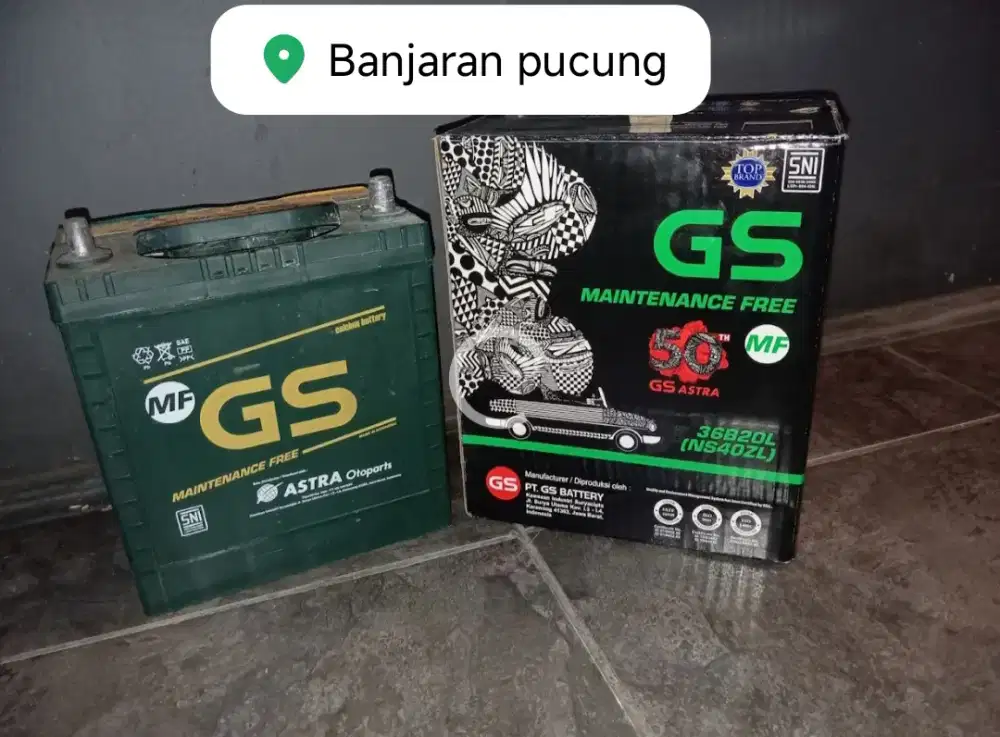 Aki mobil baru dan copotan